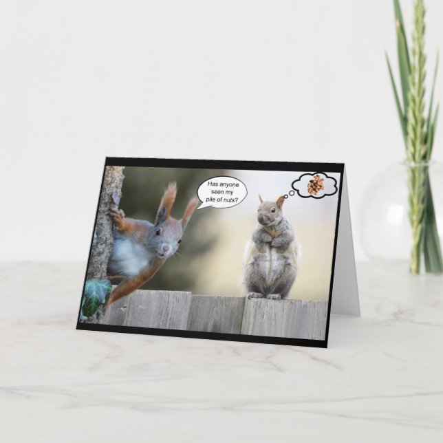 Hat jemand meine Nüsse gesehen? Karte (Vorderseite)