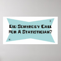 Hat jemand nach einem Statistiker gefragt?