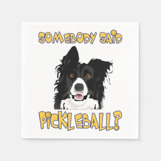 Hat jemand Pickleball gesagt? - Pickleball Dog Serviette