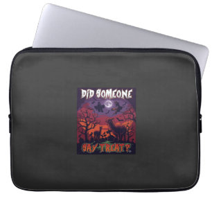 Hat jemand Süßigkeiten gesagt Halloween Alpaka Hex Laptopschutzhülle