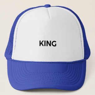 Hat King Cap Custom Text Trucker Hats oder Caps Truckerkappe