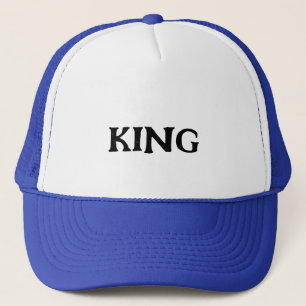 Hat King Cap Custom Text Trucker Hats oder Caps Truckerkappe