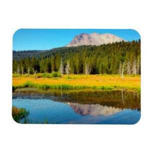 Hat Lake In Lassen Volcanic National Park Magnet
