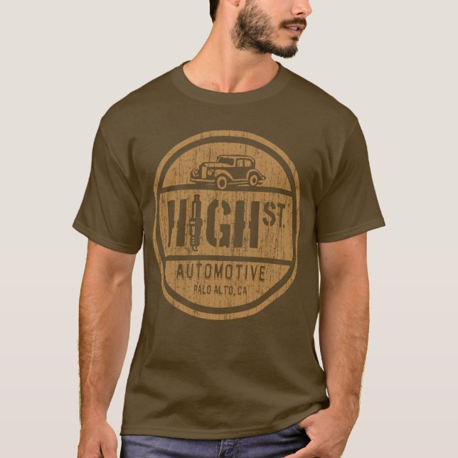 HAT Logo (Vintages Kupfer) T-Shirt (Vorderseite)