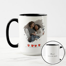 Hat Mein Herz Gestohlen Valentinstag Foto Personal Tasse