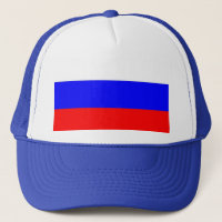 Hat mit der Flagge Russlands