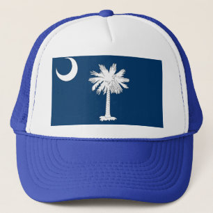 Hat mit Flag South Carolina Staat - USA Truckerkappe