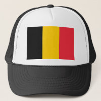 Hat mit Flagge Belgiens