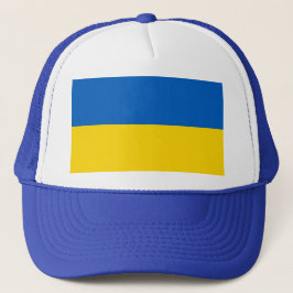 Hat mit Flagge der Ukraine Truckerkappe