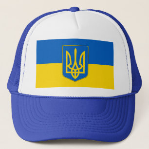 Hat mit Flagge der Ukraine Truckerkappe