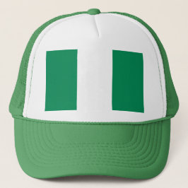 Hat mit Flagge Nigerias Truckerkappe