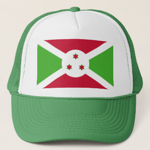 Hat mit Flagge von Burundi Truckerkappe