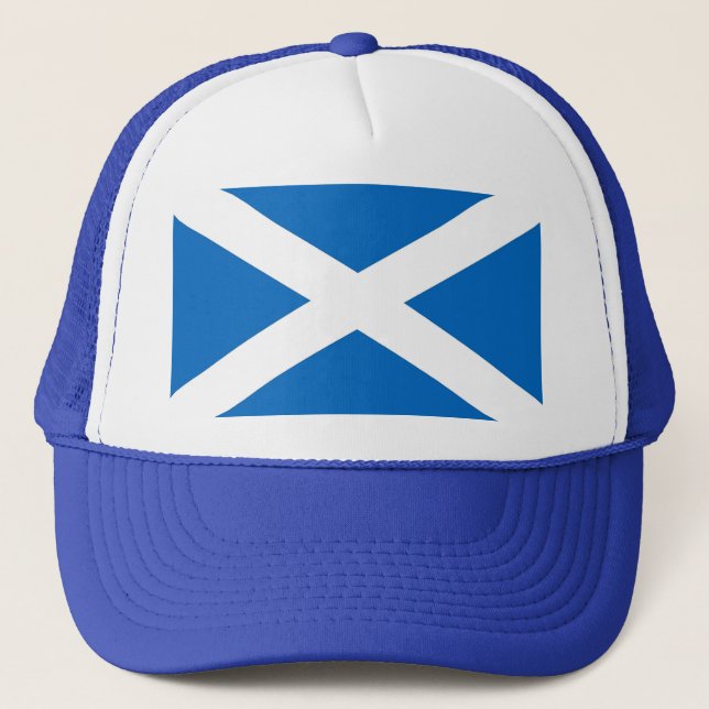 Hat mit Flagge von Schottland Truckerkappe (Vorderseite)