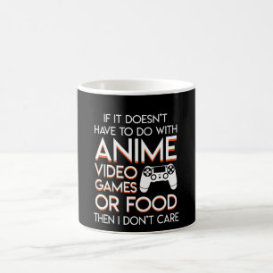 Hat nicht Anime-Videospiele, die Nahrung sich Kaffeetasse