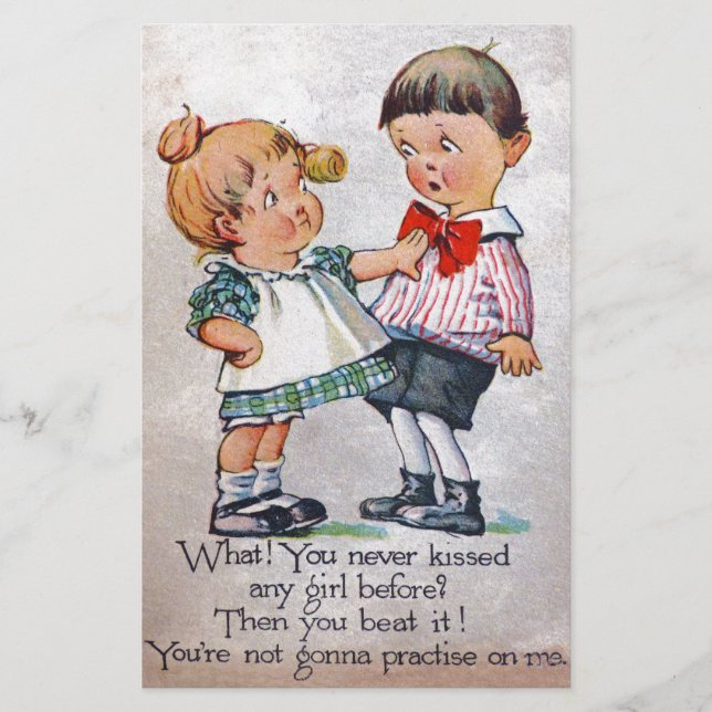 Hat noch nie ein Mädchen geküsst? (Vorderseite)