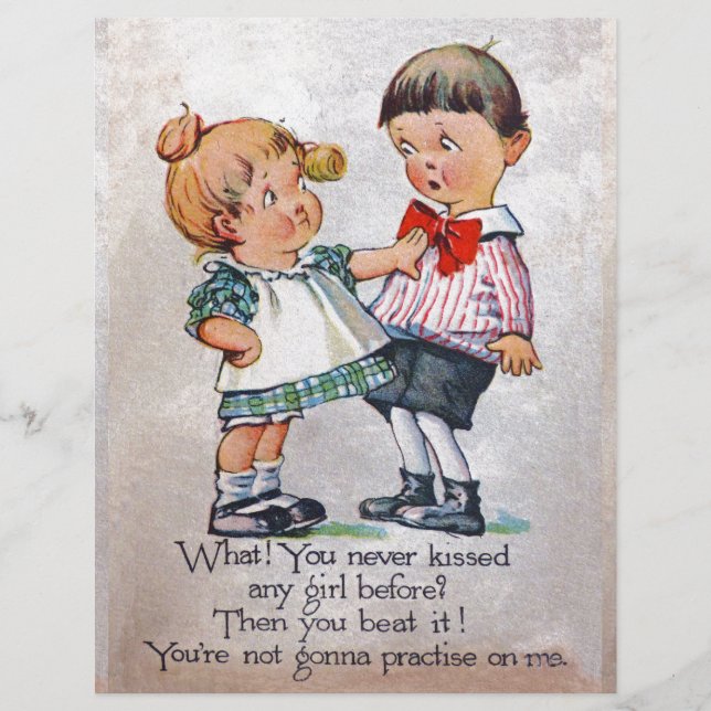 Hat noch nie ein Mädchen geküsst? (Vorderseite)