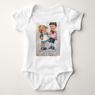 Hat noch nie ein Mädchen geküsst? Baby Strampler
