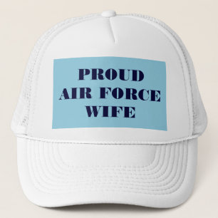 Hat Proud Air Force Ehefrau Truckerkappe