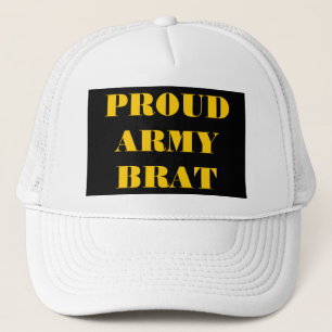 Hat Proud Army Brat Truckerkappe