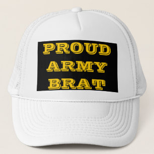 Hat Proud Army Brat Truckerkappe