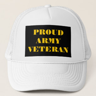 Hat Proud Army Veteran Truckerkappe