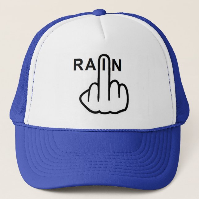 Hat Rain Gedreht Truckerkappe (Vorderseite)