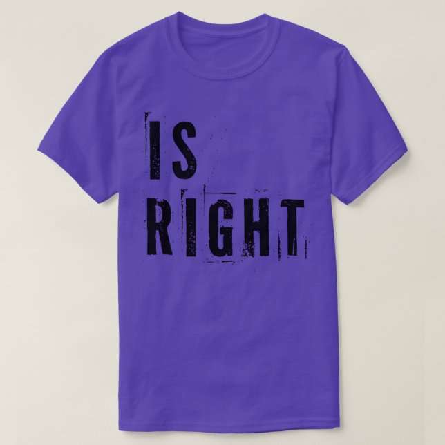 hat Recht 1 T-Shirt (Design vorne)
