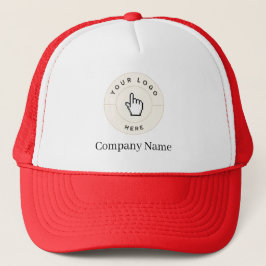 Hat - Red - Custom (Text/Logo hinzufügen) Truckerkappe