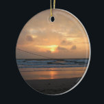 Hat Rin Beach Sunrise ... Koh Phangan, Thailand Keramikornament<br><div class="desc">Hat Rin oder Haad Rin ist eine Halbinsel-Strandzone und Stadt an der Südspitze von Koh Phangan, einer Insel im Golf von Thailand. Seine beiden Hauptstrände sind Sunset Beach (Hat Rin Nai) im Süden und der größere Sunrise Beach (Hat Rin Nok) im Norden. Das berüchtigte Full Moon Party findet jeden Vollmond...</div>
