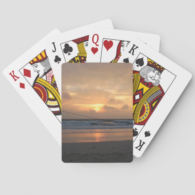 Hat Rin Beach Sunrise ... Koh Phangan, Thailand Spielkarten (Rückseite)