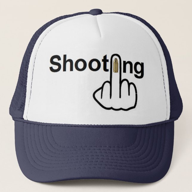 Hat Shooting Gedreht Truckerkappe (Vorderseite)