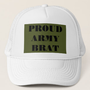 Hat stolzes Army Brat Truckerkappe