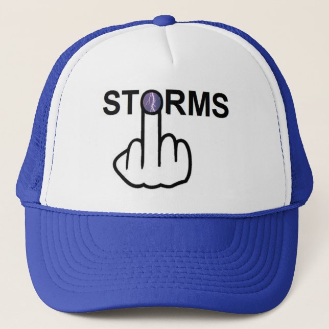 Hat Storms Gedreht Truckerkappe (Vorderseite)