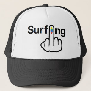 Hat Surfing Gedreht Truckerkappe