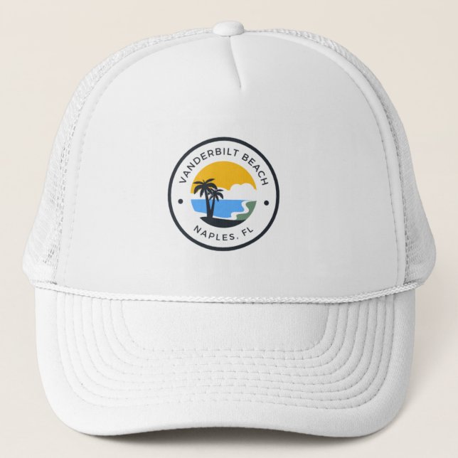 Hat - Trucker Design "Vanderbilt Beach" Truckerkappe (Vorderseite)
