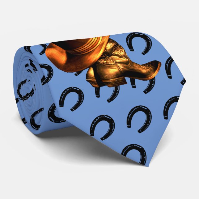 HAT UND BOOTEN KRAWATTE (Gerollt)