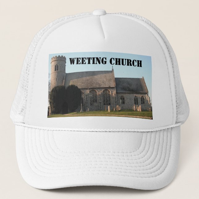 Hat Weeting Church Weeting Norfolk England Truckerkappe (Vorderseite)
