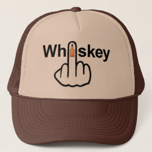Hat Whiskey Gedreht Truckerkappe