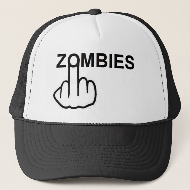 Hat Zombies Gedreht Truckerkappe (Vorderseite)