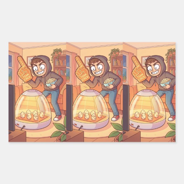 Hatch Day Hype Sticker – Chicken Lover Gift  (Vorderseite)