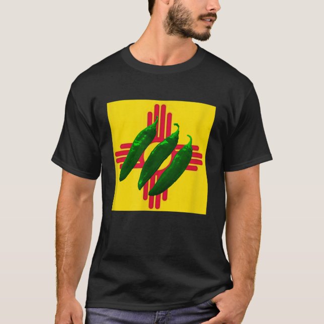 Hatch New Mexico Green Chile Hauptstadt Tshirt mit (Vorderseite)