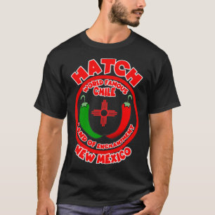 Hatch New Mexico World Der berühmte Chile Land Enc T-Shirt