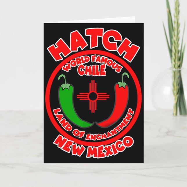 Hatch New Mexico World Famous Chile Land Of Enchan Karte (Vorderseite)
