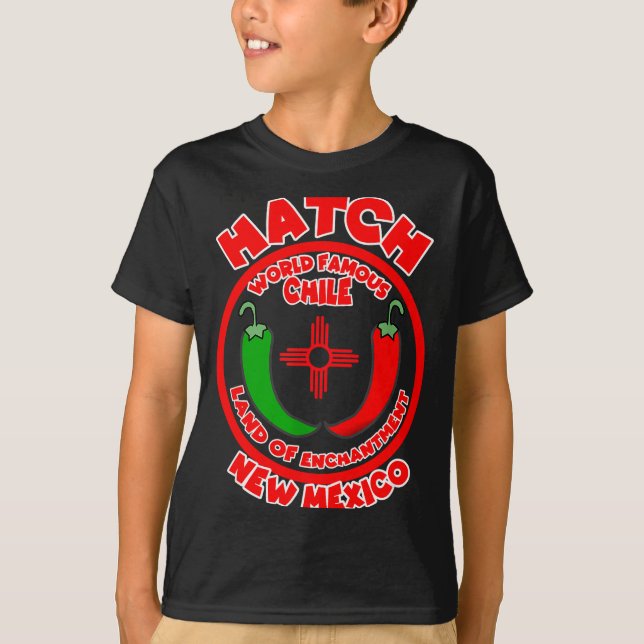 Hatch New Mexico World Famous Chile Land Of Enchan T-Shirt (Vorderseite)