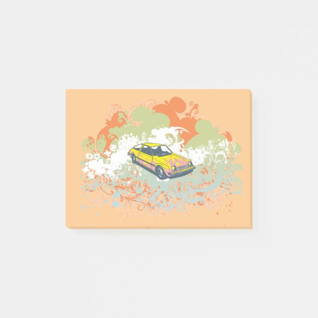 Hatchback Post-it®-Hinweise Post-it Klebezettel (Vorderseite)