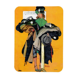 Hatcheck Girl Magnet