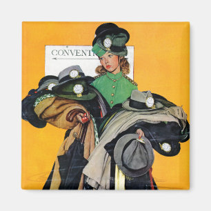 Hatcheck Girl Magnet