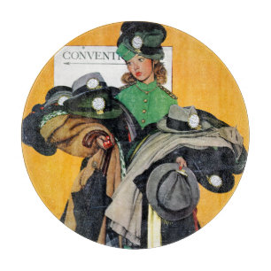 Hatcheck Girl Schneidebrett