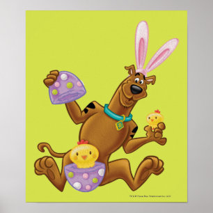 Hatched Easter Egg Poster