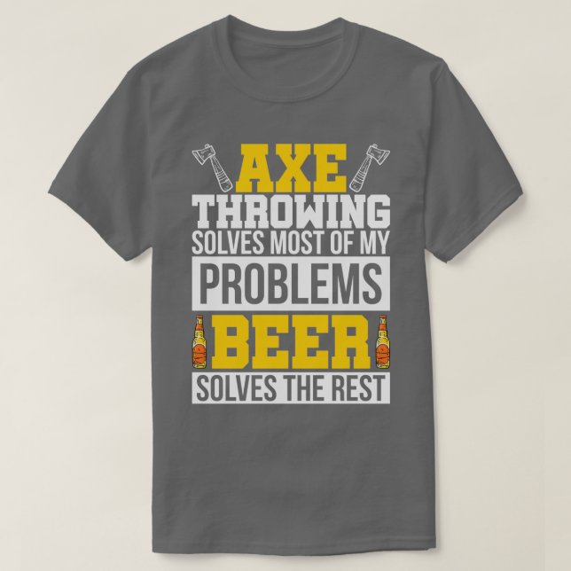 Hatchet-Throwing-Ax-Throwing 2 T-Shirt (Design vorne)